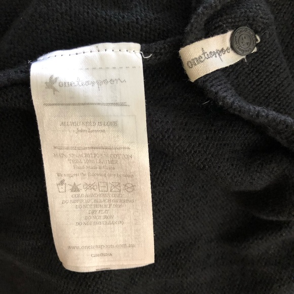 [One Teaspoon] Black Knit Maxi Dress - Picture 8 of 8